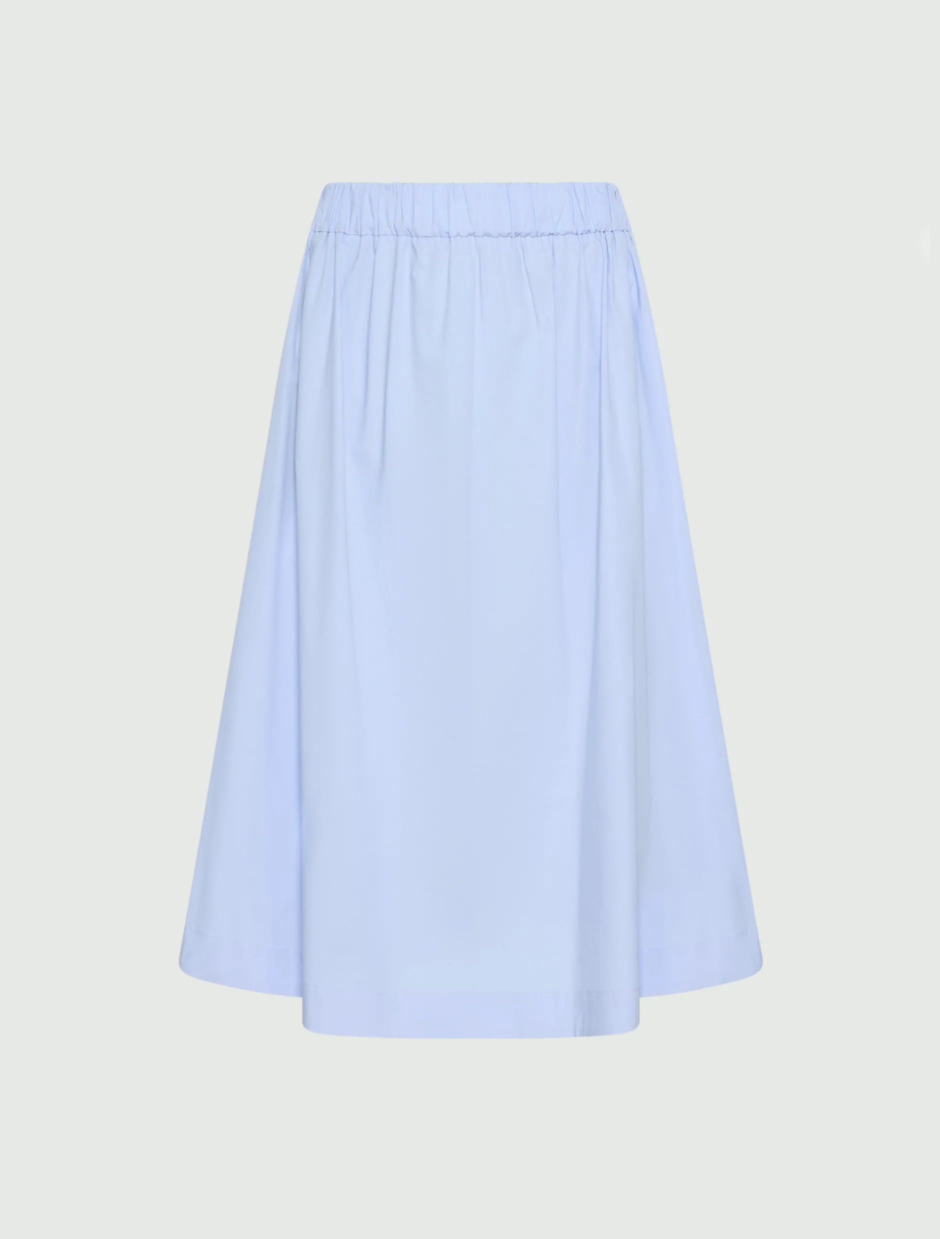 Gonna in popeline - AZZURRO