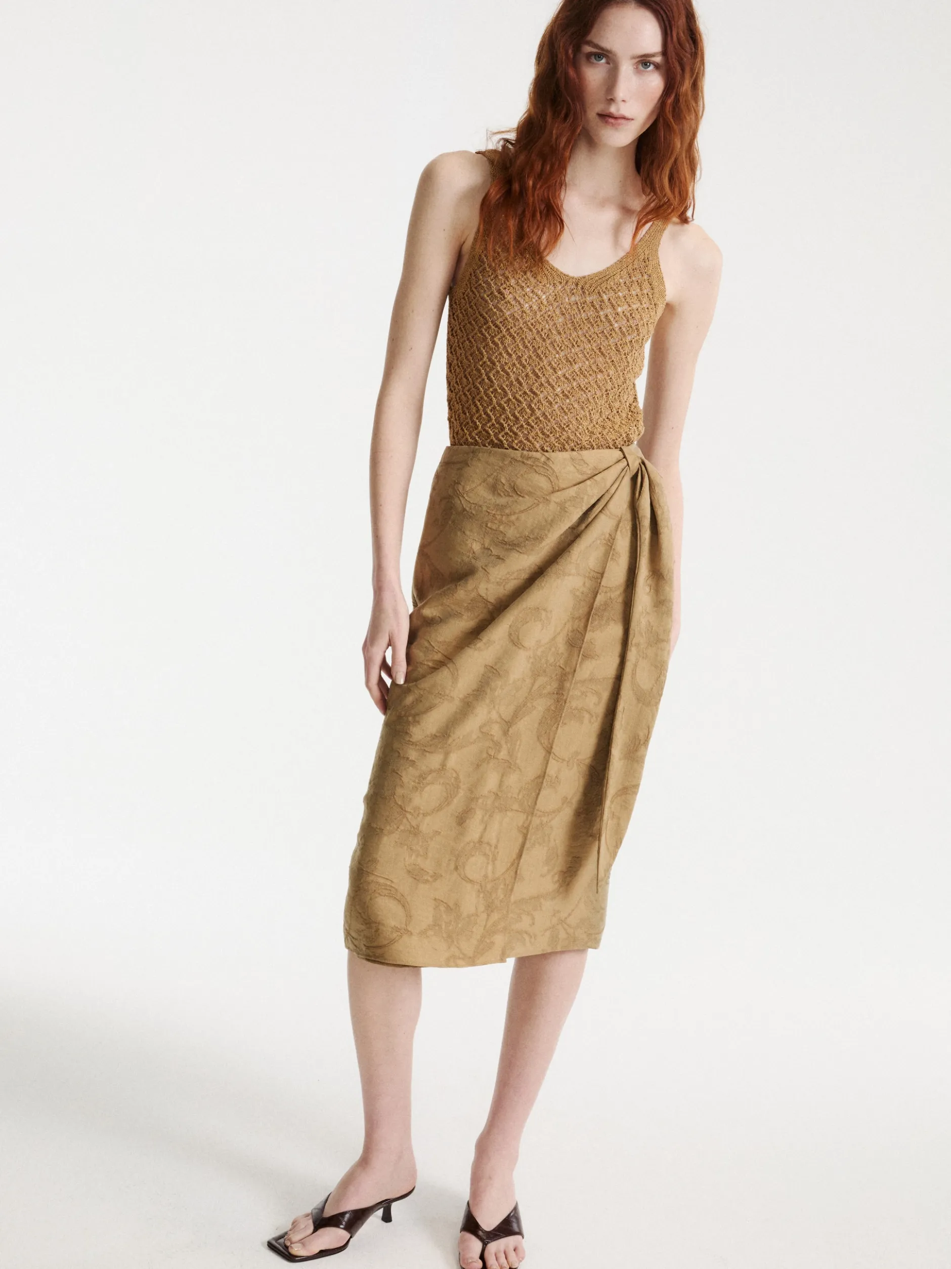 Gonna portafoglio - BEIGE