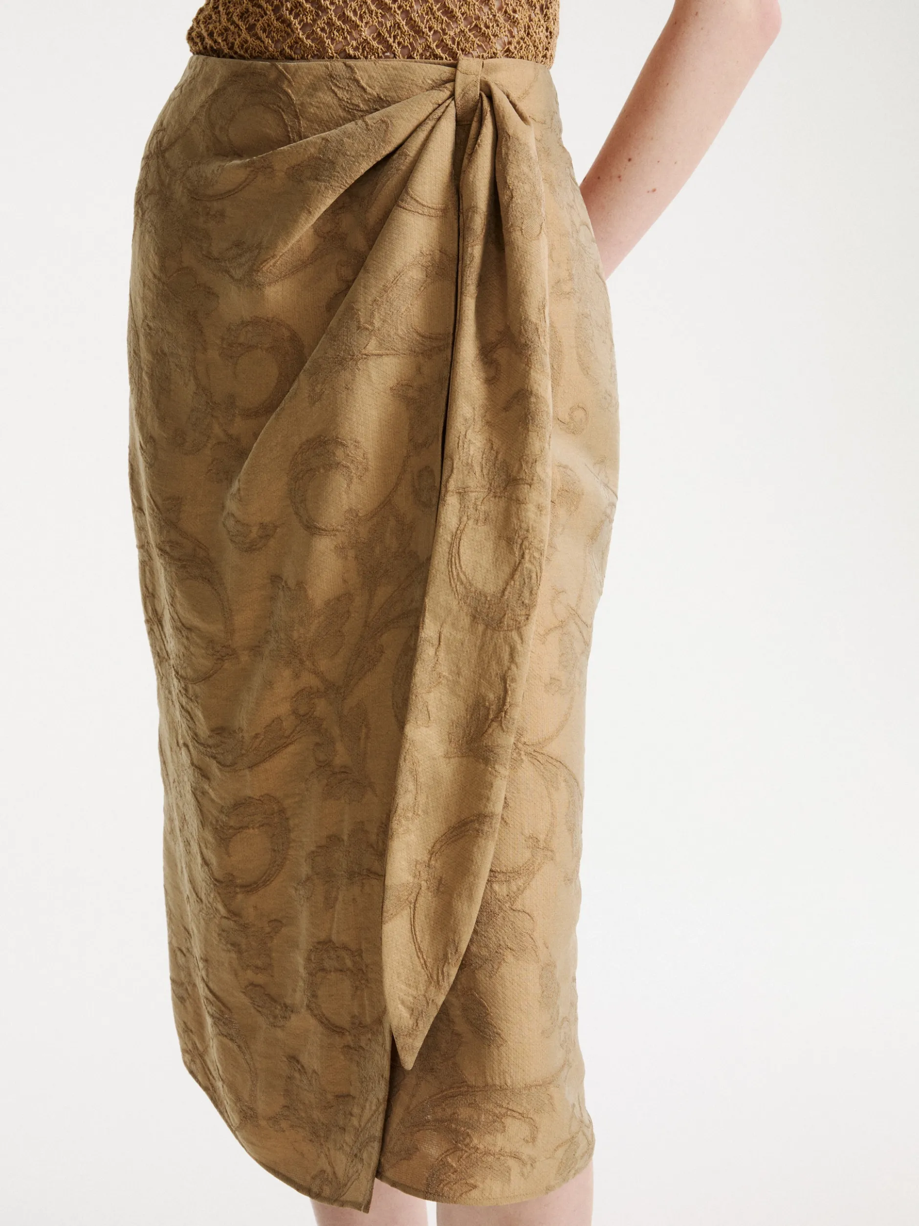 Gonna portafoglio - BEIGE