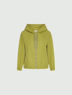 Impermeabile leggero antigoccia in twill - VERDE