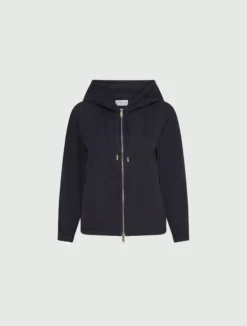 Impermeabile leggero antigoccia in twill - BLU