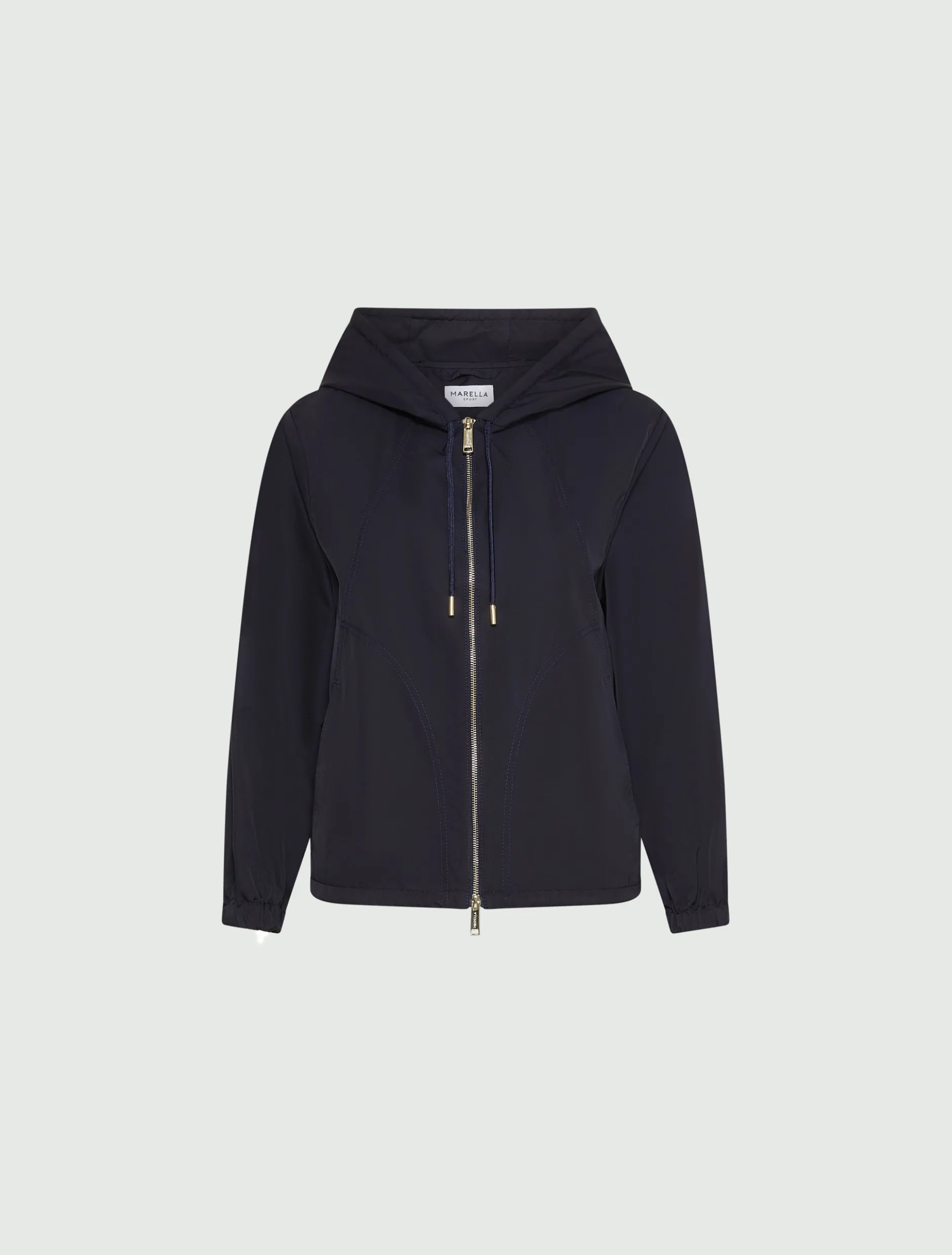 Impermeabile leggero antigoccia in twill - BLU
