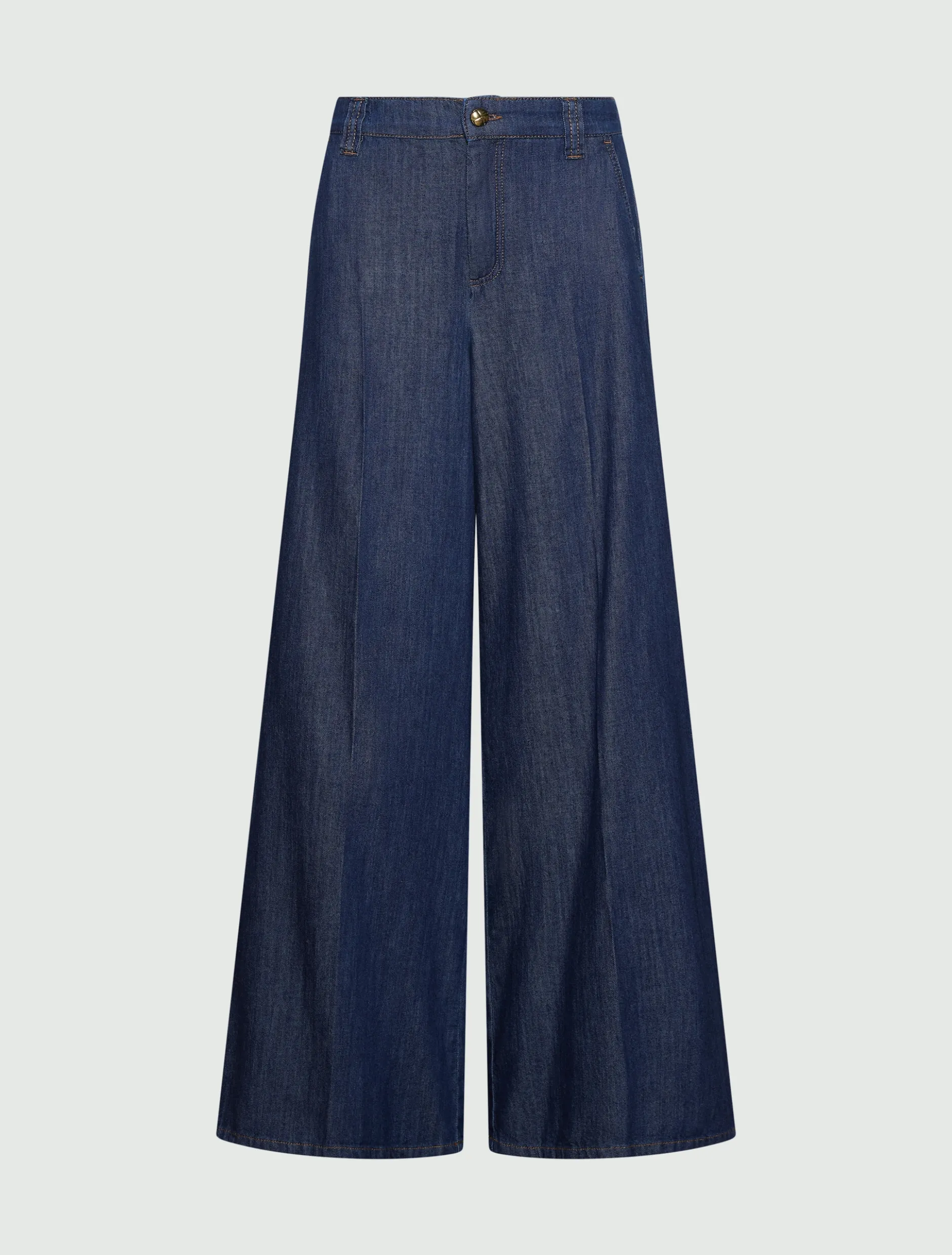 Jeans a palazzo in denim fluido - BLUE JEANS
