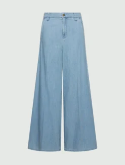 Jeans a palazzo in denim fluido - BLUE JEANS