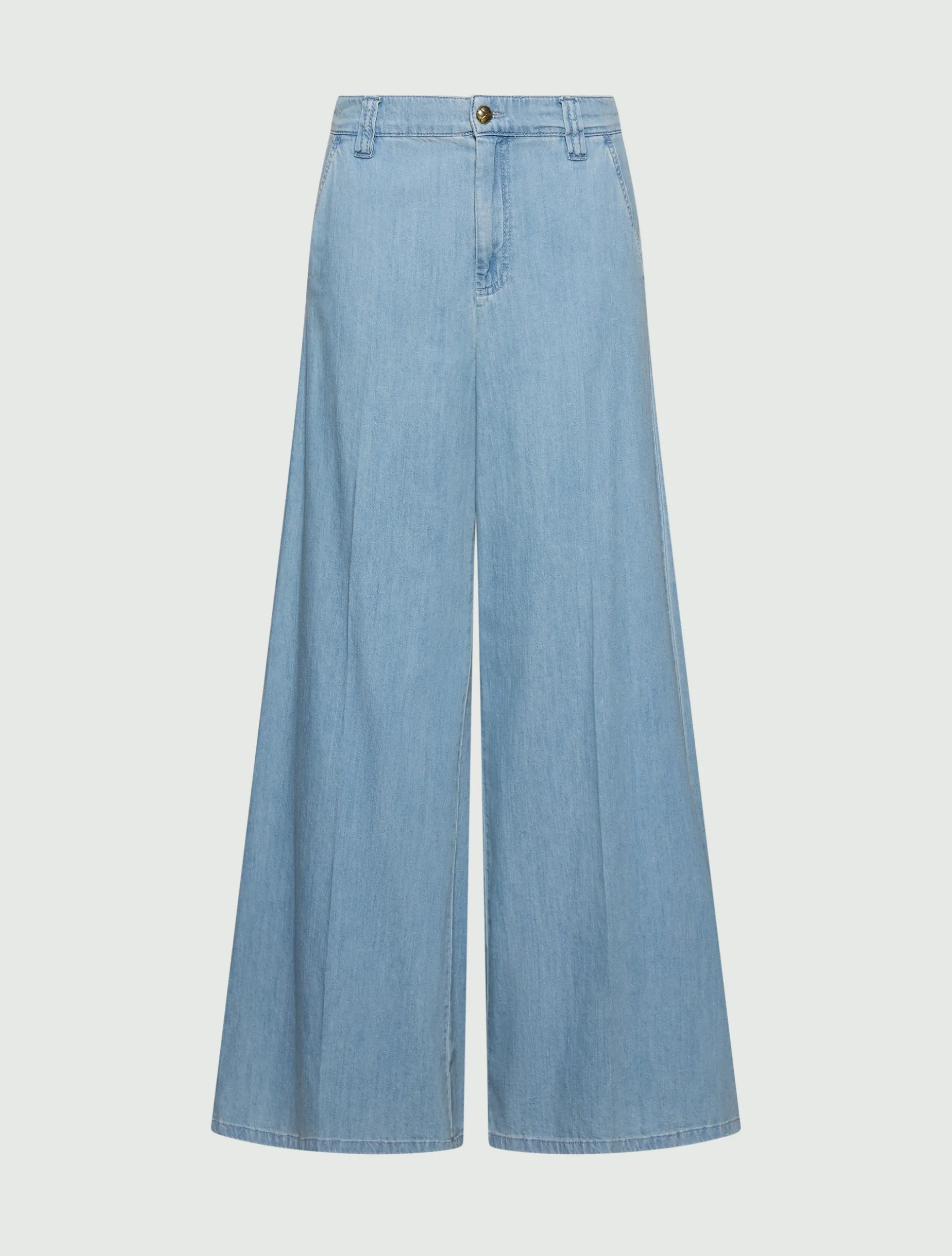 Jeans a palazzo in denim fluido - BLUE JEANS