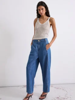 Jeans barrel - BLUE JEANS