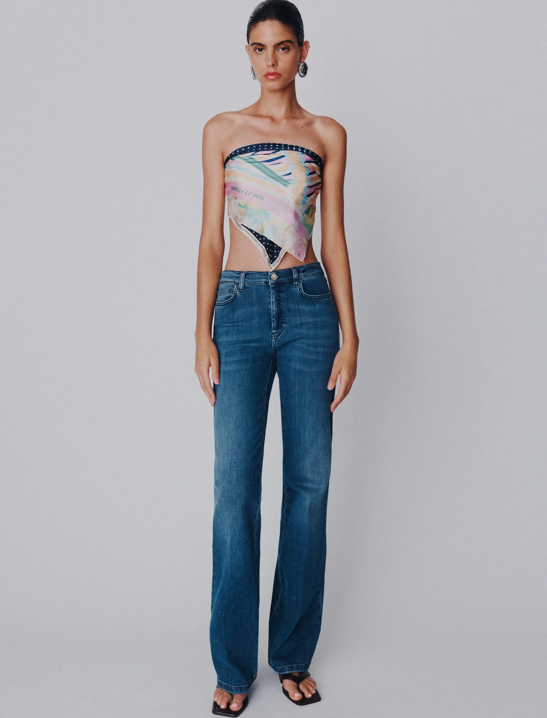 Jeans bootcut in denim soft - BLUE JEANS