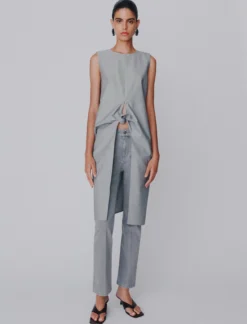 Jeans new flare in denim stretch - GRIGIO MEDIO