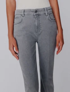 Jeans new flare in denim stretch - GRIGIO MEDIO