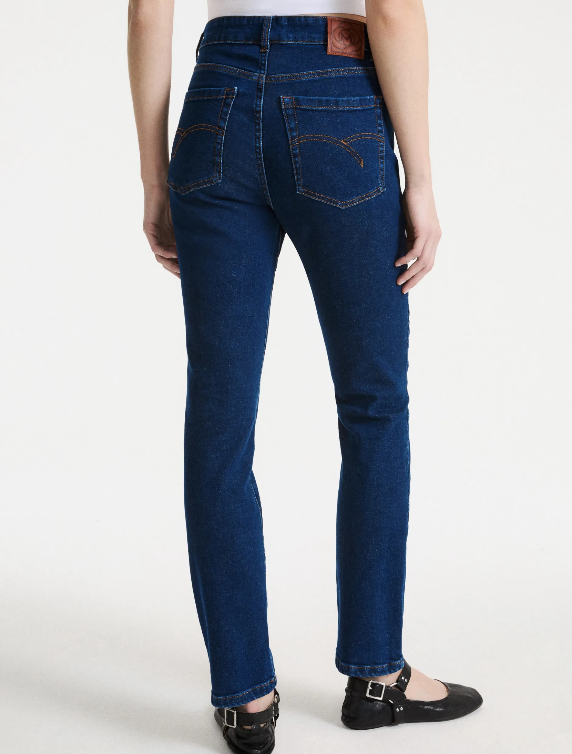 Jeans slim fit in denim stretch - NAVY