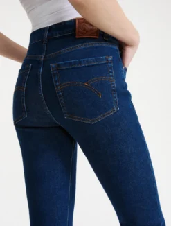 Jeans slim fit in denim stretch - NAVY