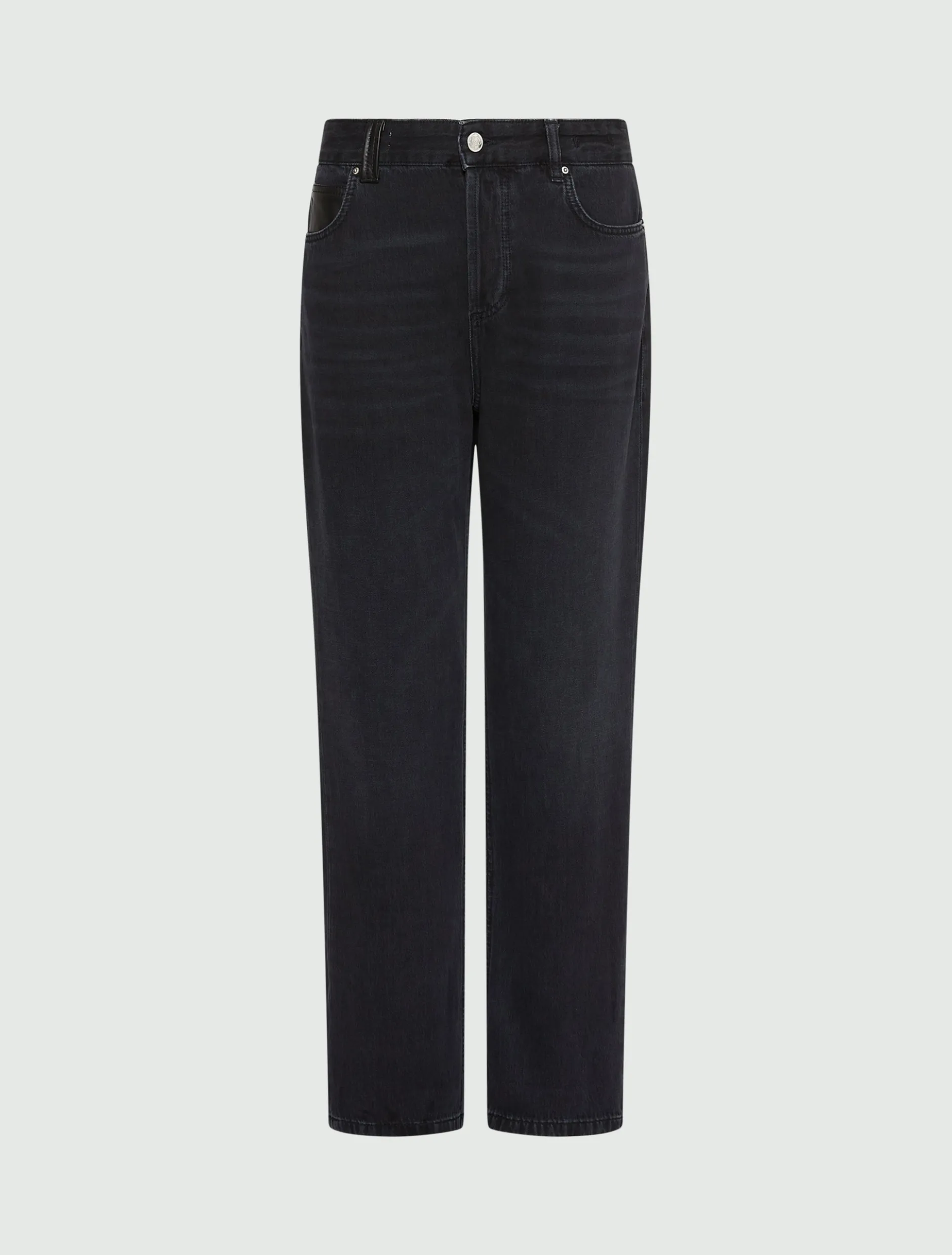 Jeans tomboy in denim - NERO