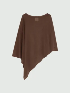 Maglia a mantella - MARRONE