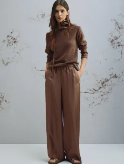 Maglia asimmetrica - MARRONE