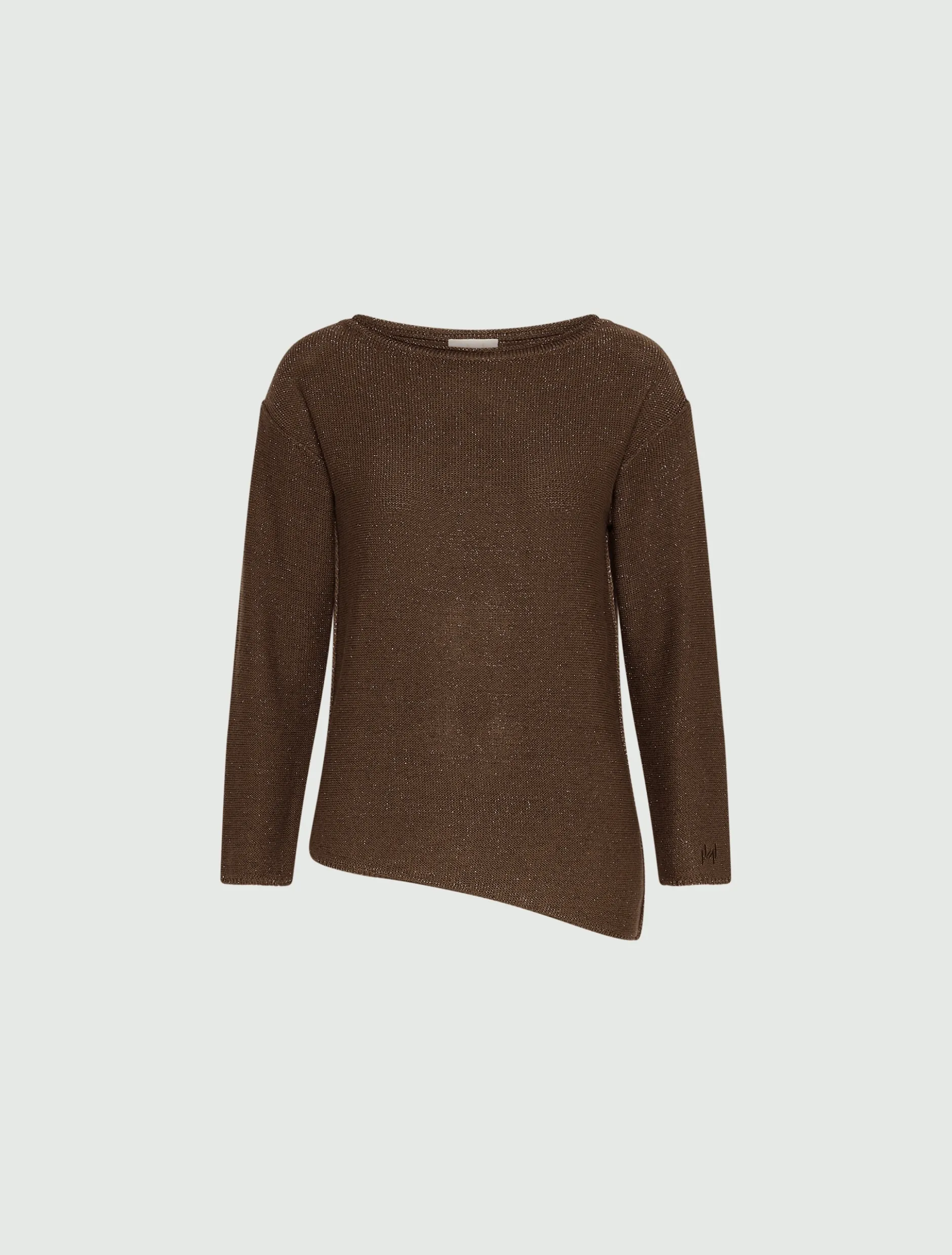 Maglia asimmetrica - MARRONE