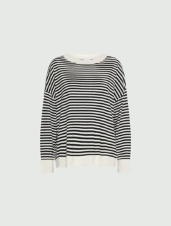 Maglia girocollo over - PANNA