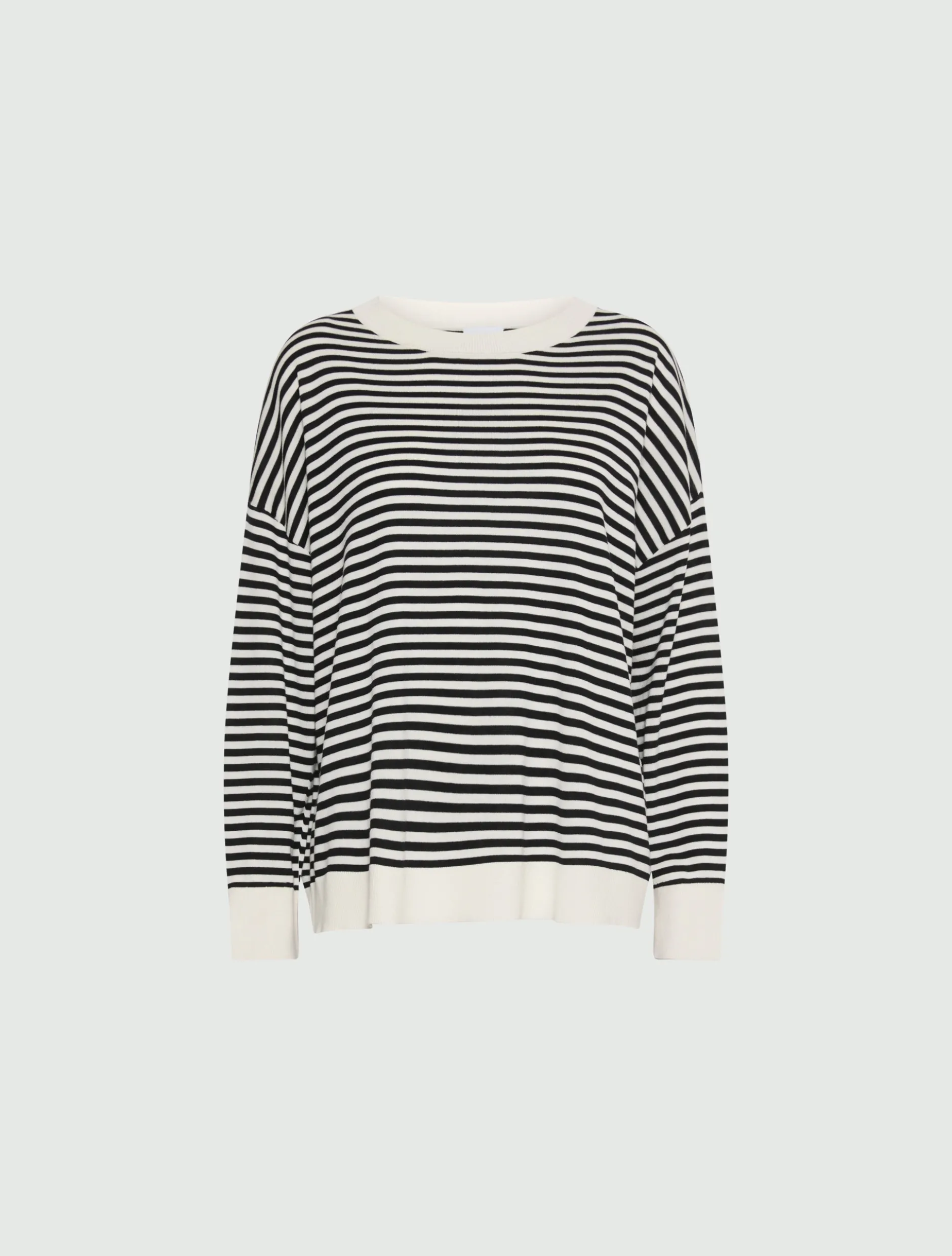Maglia girocollo over - PANNA