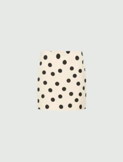 Mini gonna in satin - CIPRIA