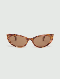 Occhiale cat-eye - MARRONE