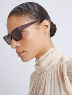 Occhiale da sole cat eye - BORDEAUX