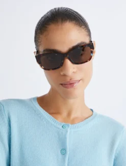 Occhiale da sole cat eye - TARTARUGA SCURA