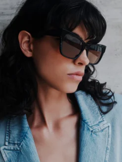 Occhiale in acetato - NERO