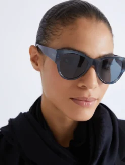 Occhiali da sole oversize - BLUE JEANS