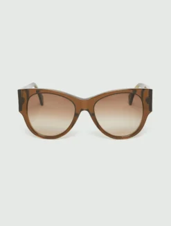 Occhiali da sole oversize - KAKI