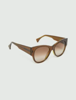 Occhiali da sole oversize - KAKI