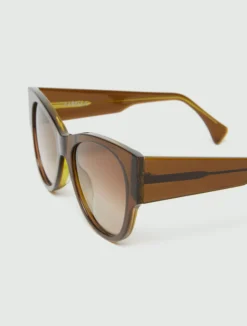 Occhiali da sole oversize - KAKI