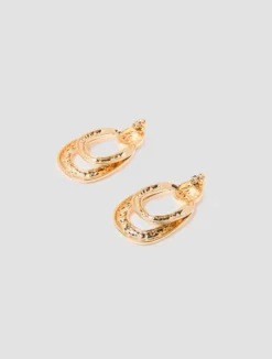 Orecchini con doppio anello - ORO