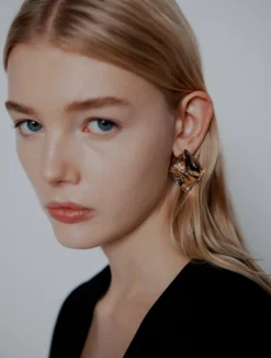 Orecchini martellati - ORO
