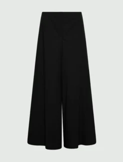 Pantalone ampio stretch - NERO