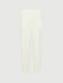 Pantalone chino in envers satin - BIANCO LANA