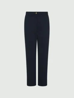 Pantalone chino in jersey - BLU