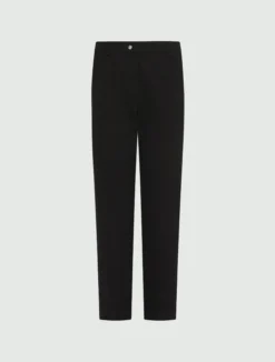 Pantalone chino in jersey - NERO