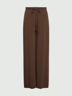 Pantalone con coulisse - MARRONE