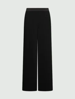Pantalone in envers satin - NERO
