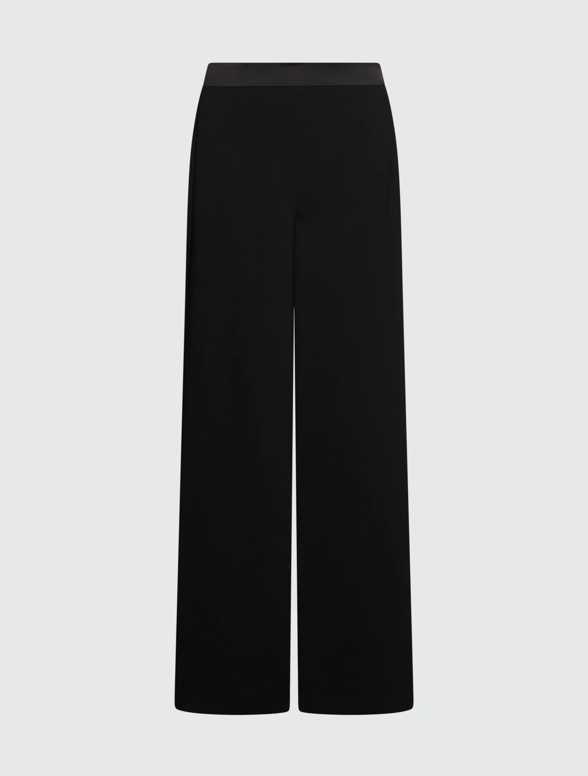 Pantalone in envers satin - NERO