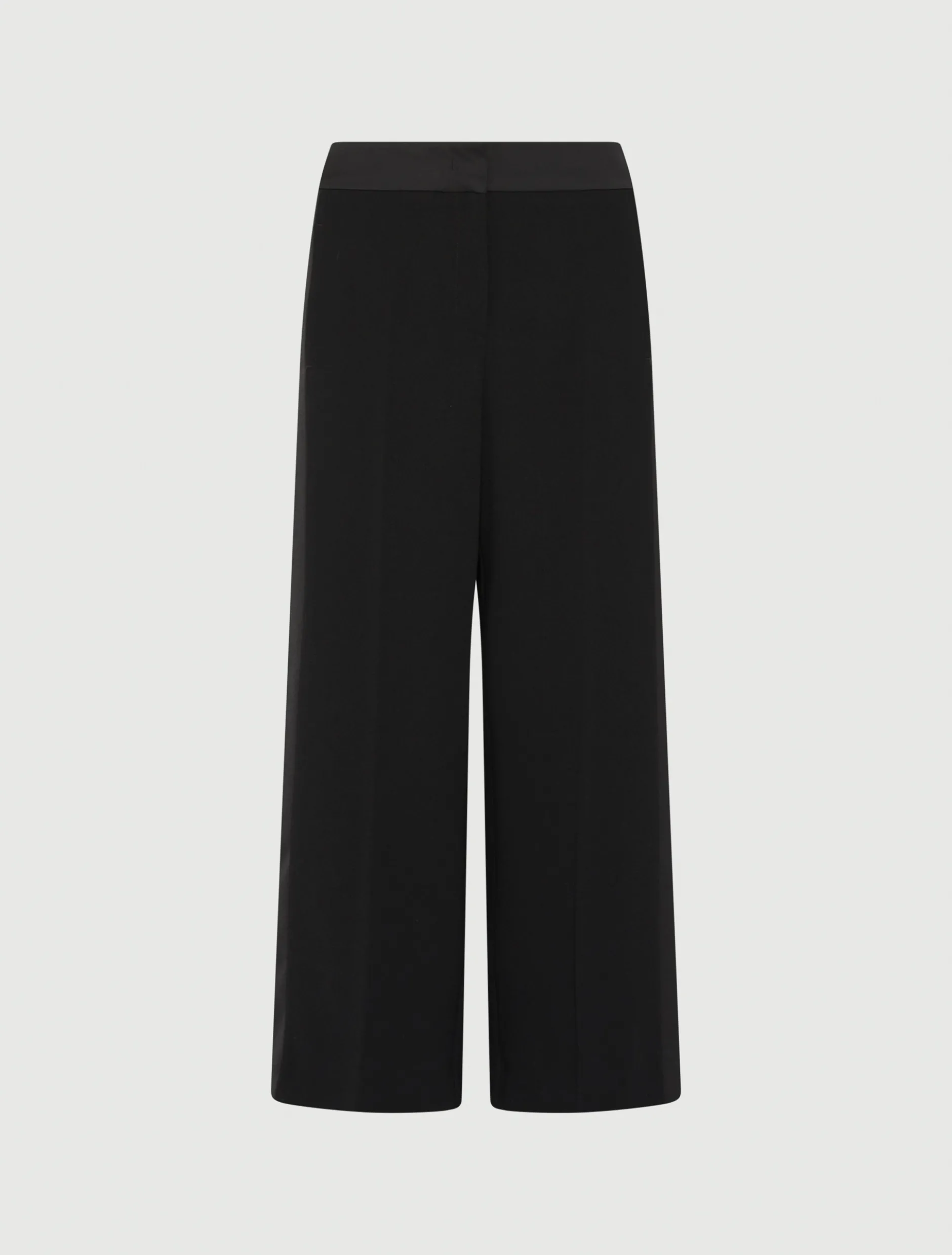 Pantalone in envers satin - NERO