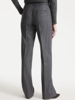 Pantalone in gabardina - GRIGIO MELANGE
