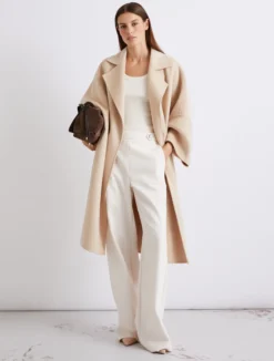 Pantalone in misto cotone stretch - BIANCO