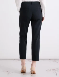 Pantalone in misto cotone stretch - BLU