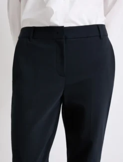 Pantalone in misto cotone stretch - BLU
