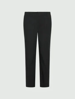 Pantalone in popeline stretch - NERO