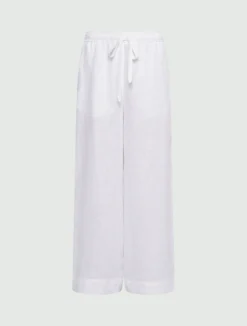 Pantalone in puro lino - BIANCO OTTICO