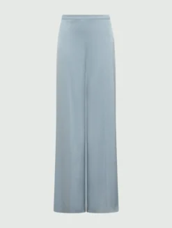 Pantalone in satin - AZZURRO POLVERE