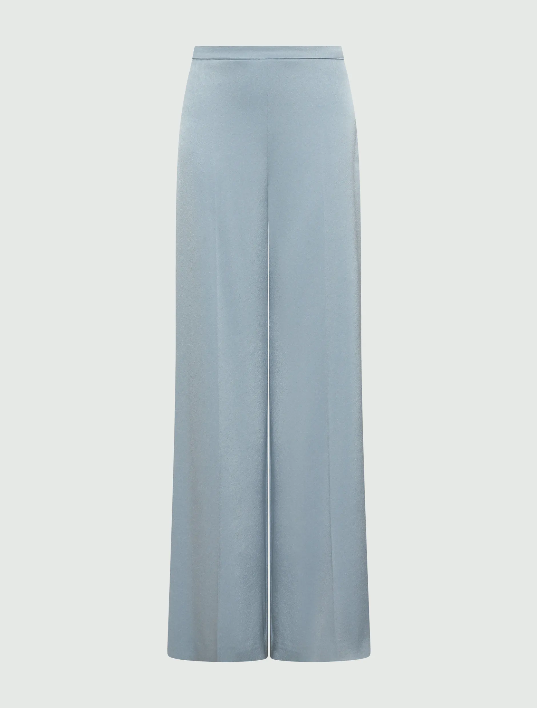 Pantalone in satin - AZZURRO POLVERE