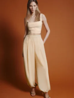 Pantalone jogger in satin - NUDO