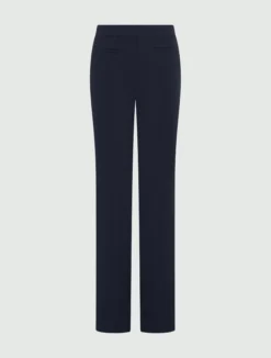 Pantalone leggermente flare in cady - BLU